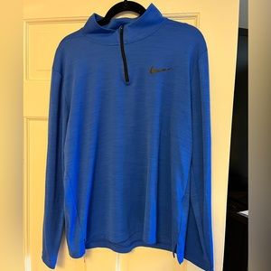 Nike Dri fit quarter zip up long sleeve shirt